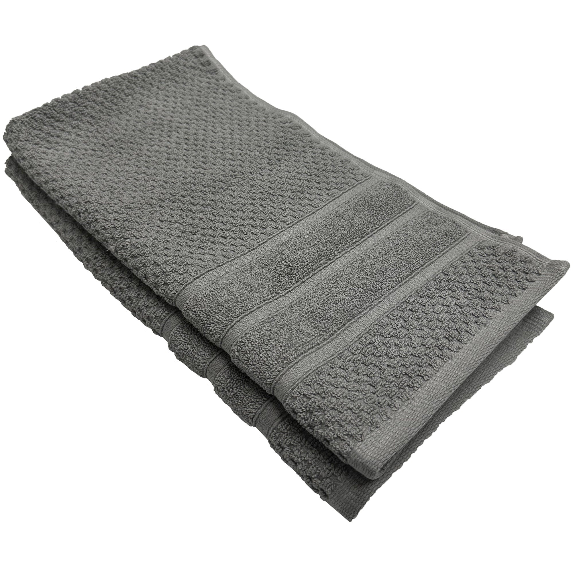 Toalla de manos PREMIUS de 2 capas 100 % algodón, 16 x 28 pulgadas (paquete de 2)