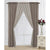 PREMIUS Flame 6 Piece Window Panel Set, 38x84 Inches