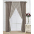 PREMIUS Flame 6 Piece Window Panel Set, 38x84 Inches