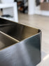 Zeek 18”x13” Gunmetal Black Rectangular Vessel Bathroom Sink Stainless Steel PVD Nano Tech Coating ZN-B183