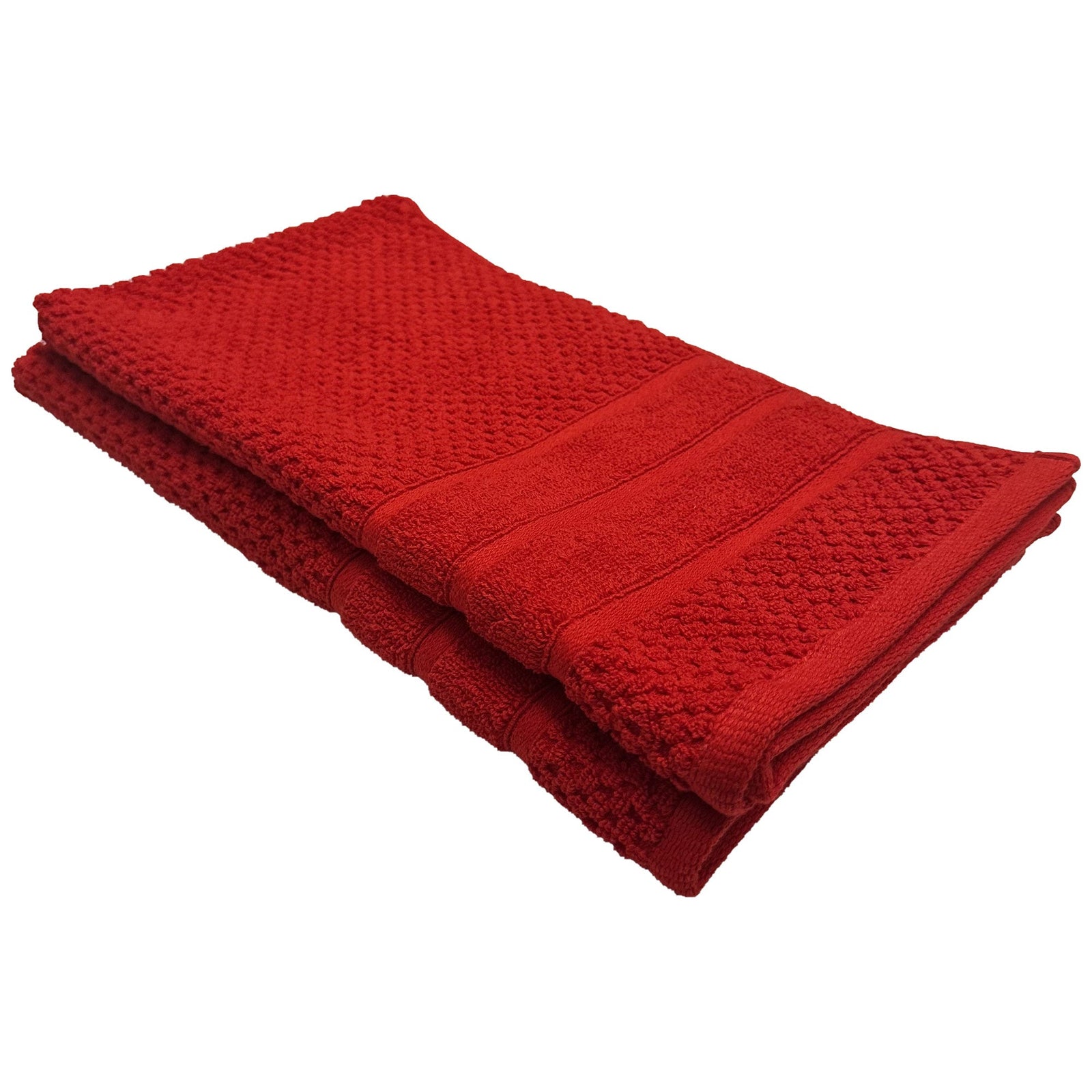 Toalla de manos PREMIUS de 2 capas 100 % algodón, 16 x 28 pulgadas (paquete de 2)