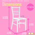 Sillas Tiffany Chiavari para niños JOON, paquete de 2, 25 x 13 x 14,5 pulgadas