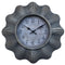 PREMIUS Spanish Roped Wall Clock, Silver, 16 Inches