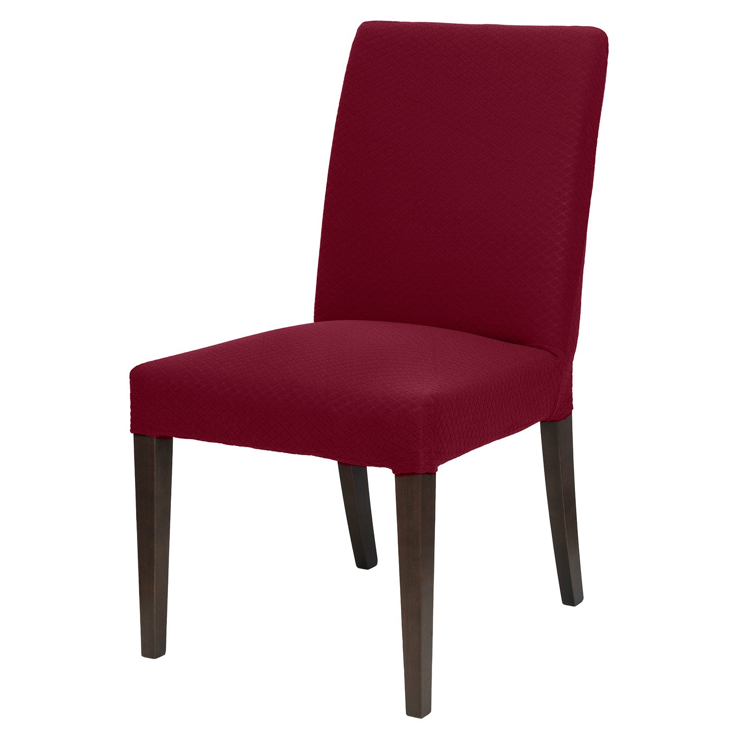 Funda elástica para silla de comedor Premium Vivian Diamond, 42 x 16 pulgadas