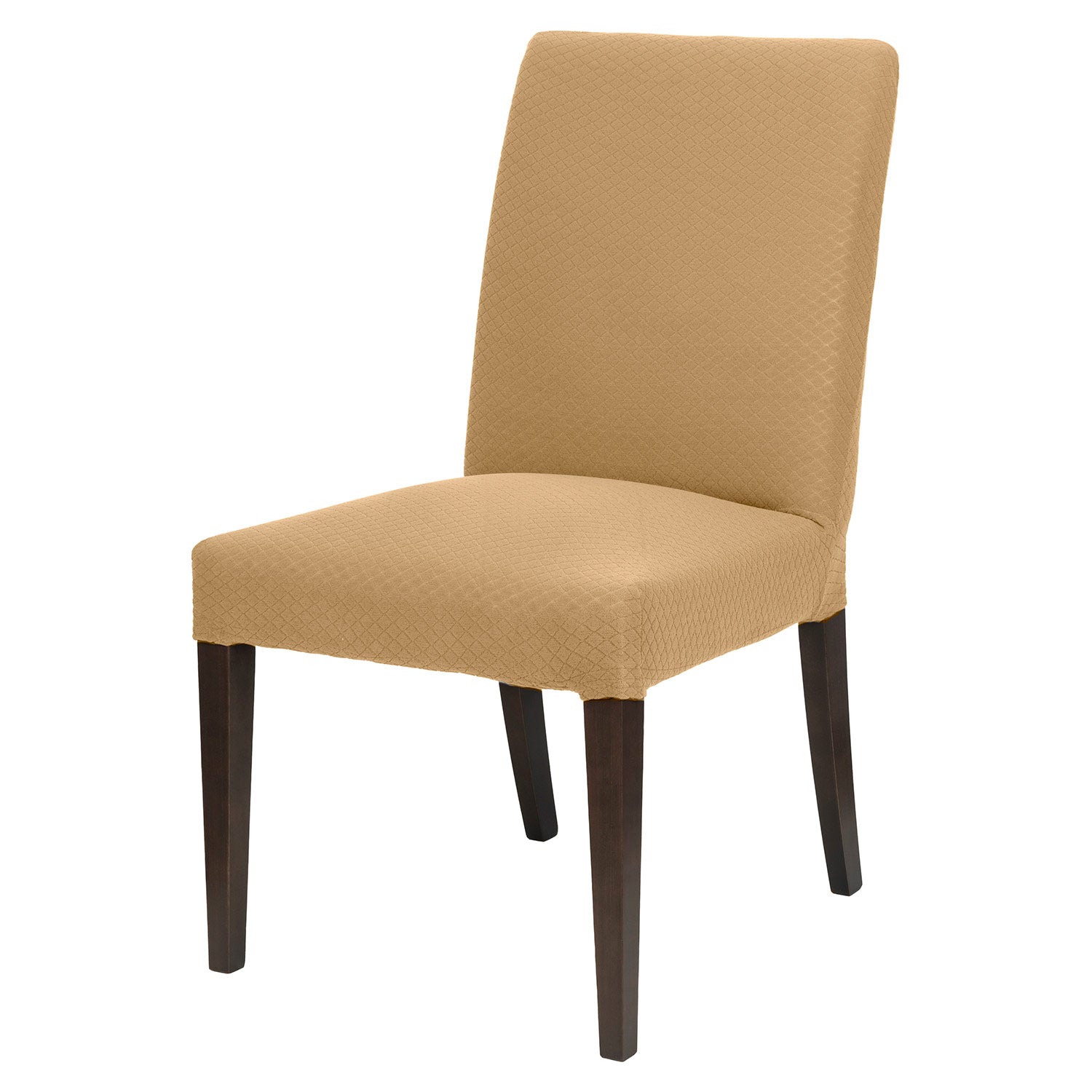 Funda elástica para silla de comedor Premium Vivian Diamond, 42 x 16 pulgadas