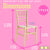 Sillas Tiffany Chiavari para niños JOON, paquete de 2, 25 x 13 x 14,5 pulgadas