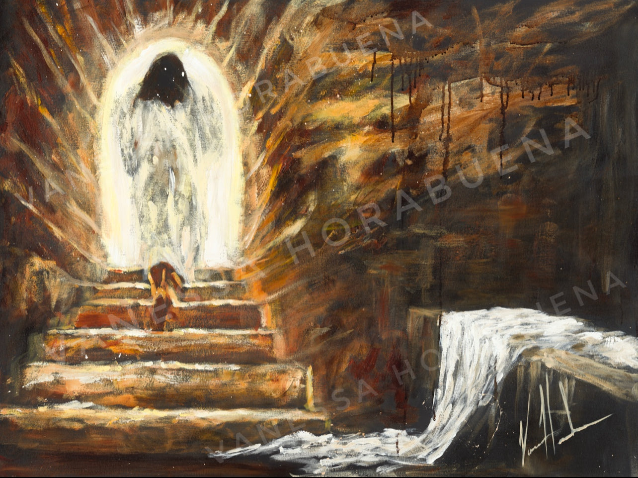 The Empty Tomb Jesus Art Print