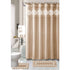 Cynthia 18 Piece Shower Curtain with Embroidered Non-Slip Bath Rug and Towel Set