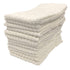Paquete de 12 paños de cocina PREMIUS Bar Mop, 100 % algodón, color blanco, 16 x 19 pulgadas (paquete de 3)