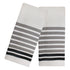 Juego de toallas de cocina Fouta de 2 piezas con diseño de rayas finas de Popular Home, 16 x 28 pulgadas