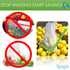 Bolsas de malla reutilizables y lavables Spigo, 5 unidades, 12 x 14 pulgadas