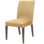 Funda elástica para silla de comedor de lunares Monica de primera calidad, 42 x 16 pulgadas