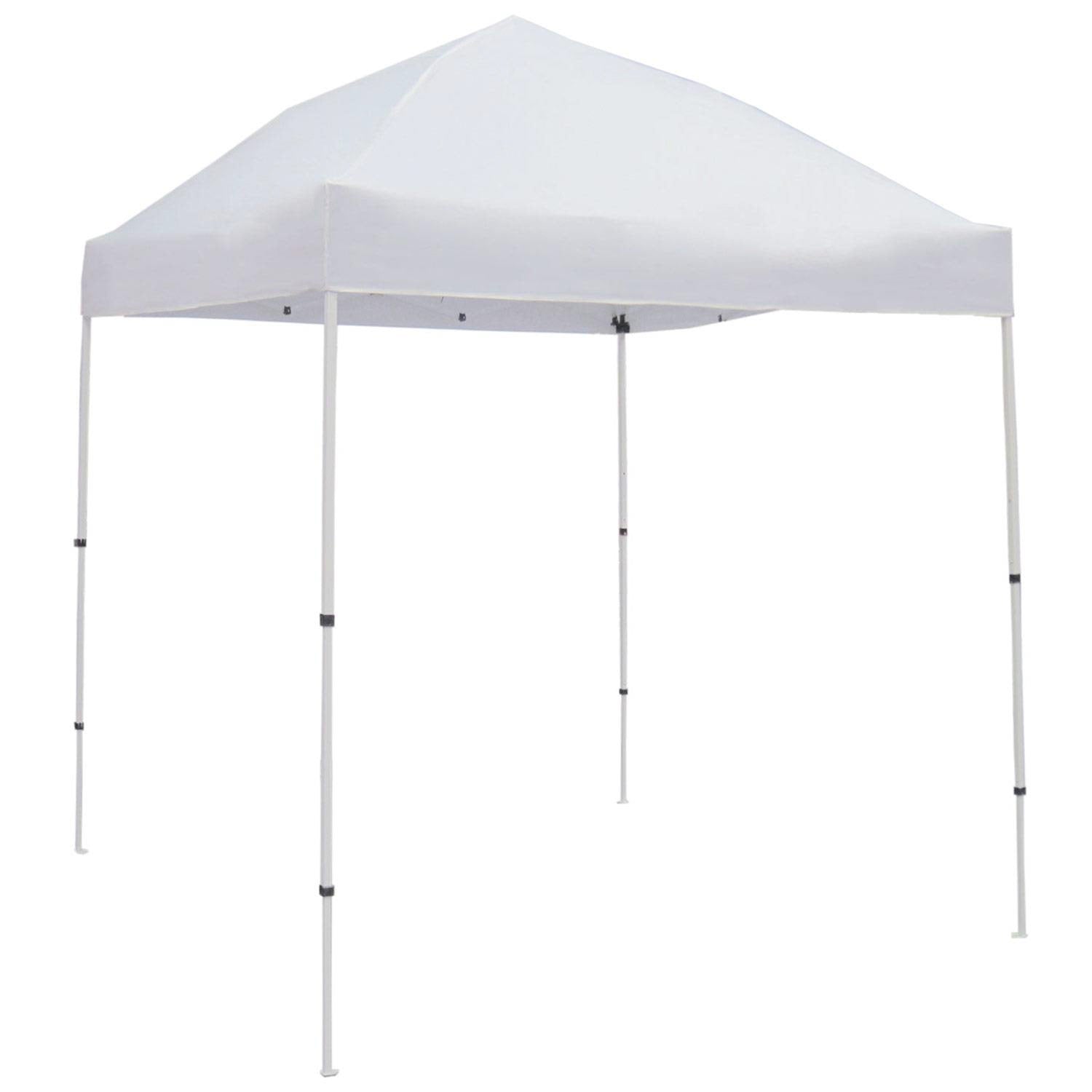 Tienda de campaña compacta Just Relax lista para viajar con dosel y estuche, color blanco, 3 x 3 metros