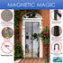 Just Relax Premium Magnetic Fiberglass Mesh Screen Door, Black, 36x83 Inches