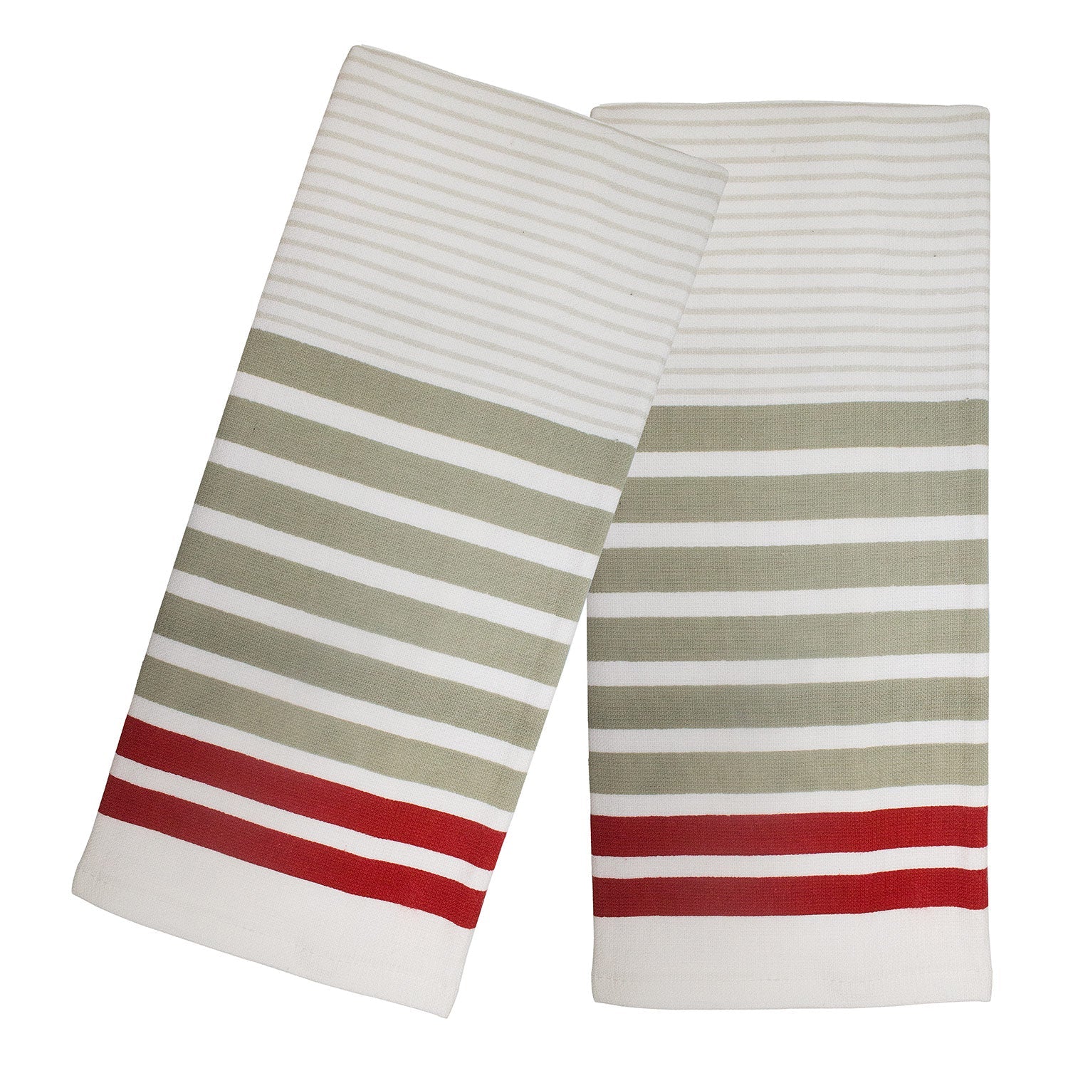 Juego de toallas de cocina Fouta de 2 piezas con diseño de rayas finas de Popular Home, 16 x 28 pulgadas