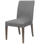 Funda elástica para silla de comedor de lunares Monica de primera calidad, 42 x 16 pulgadas