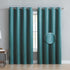 Angela Ribbed Textured Room Darkening Grommet Window Panel, 52x84 Inches