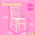 Sillas Tiffany Chiavari para niños JOON, paquete de 2, 25 x 13 x 14,5 pulgadas