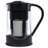 Cafetera de café frío Spigo con jarra de vidrio de borosilicato, color negro, 1 litro, 8 x 5 pulgadas