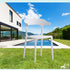 Sillas de comedor apilables de plástico para piscina Just Relax Jasper, para interior y exterior, paquete de 4