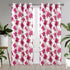 Tamara Floral Room Darkening Grommet Window Panel, 54x84 Inches