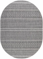 Alfombra para exteriores en blanco y negro de Imboden