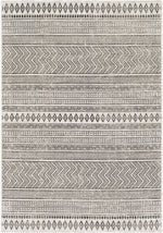 Alfombra para exteriores en blanco y negro de Imboden