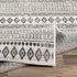 Alfombra para exteriores en blanco y negro de Imboden