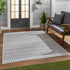 Alfombra para exteriores en blanco y negro de Imboden