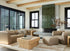 Haywood Beige Ottoman