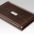 Imperial Bead Aged Bronze Cast - 1 Cable Jack Wallplate