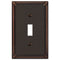 Placa de pared con 1 palanca de bronce envejecido de Imperial Bead