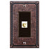 Imperial Bead Tumbled Aged Bronze Cast - 1 Phone Jack Wallplate