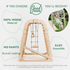 Indoor Playground for Children - 7 in 1 Playground + Swings Set + Slide Board + Art Set