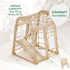 Indoor Playground for Children - 7 in 1 Playground + Swings Set + Slide Board + Art Set