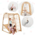 Indoor Wooden Playground for Children - 6 in 1 Playground + Swings Set + Slide Board