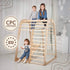 Indoor Wooden Playground for Children - 6 in 1 Playground + Swings Set + Slide Board