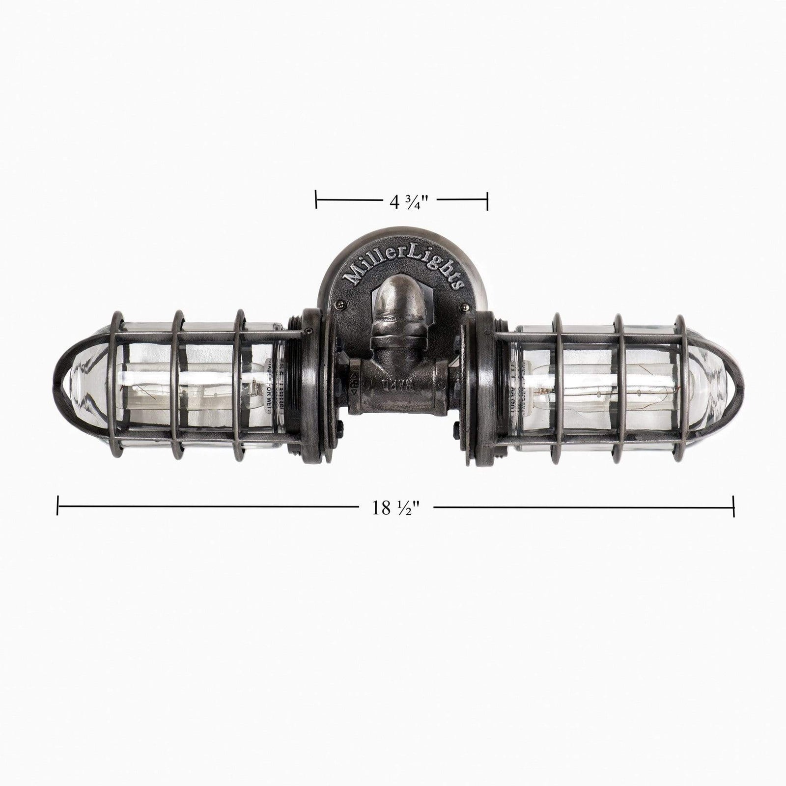 Rustic Industrial Bathroom Vanity Lighting - The Joker