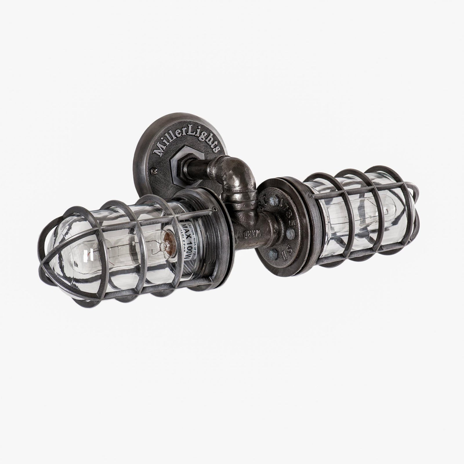Rustic Industrial Bathroom Vanity Lighting - The Joker