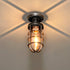 Industrial Farmhouse Semi Flush Mount Lighting - The Beacon