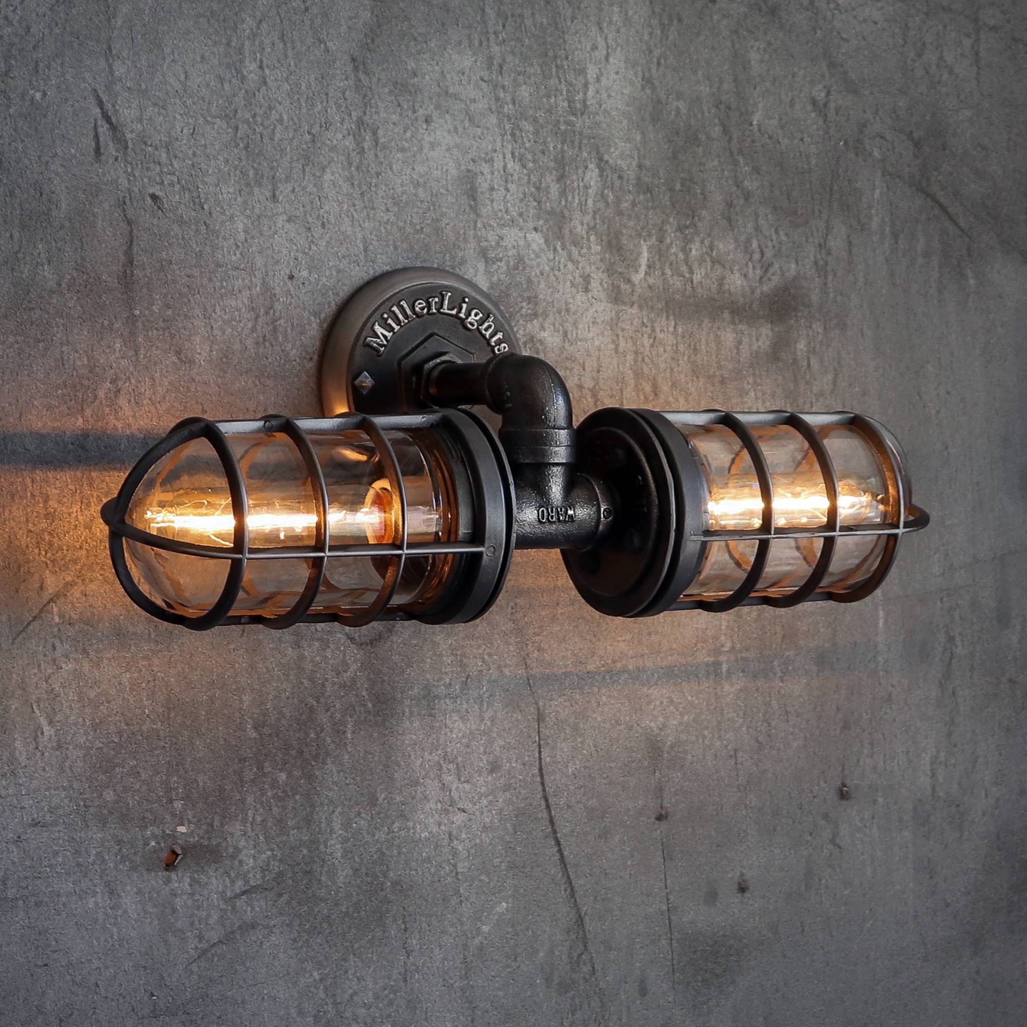Rustic Industrial Bathroom Vanity Lighting - The Joker