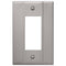 Placa de pared basculante de acero niquelado cepillado Italia - 1