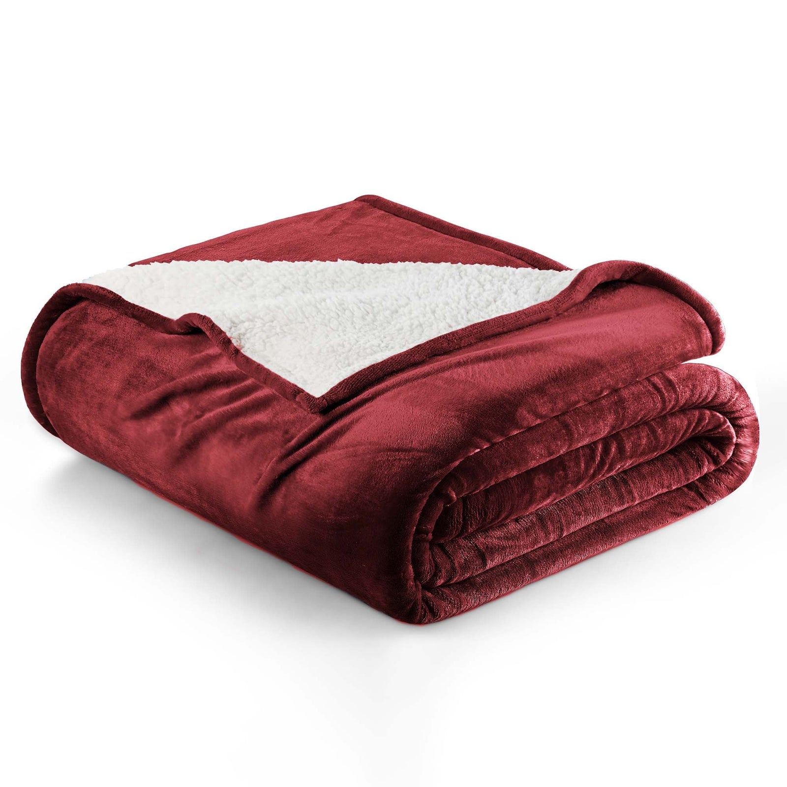 Velvet Plush Sherpa Bed Blanket - Sherpa Fleece Collection