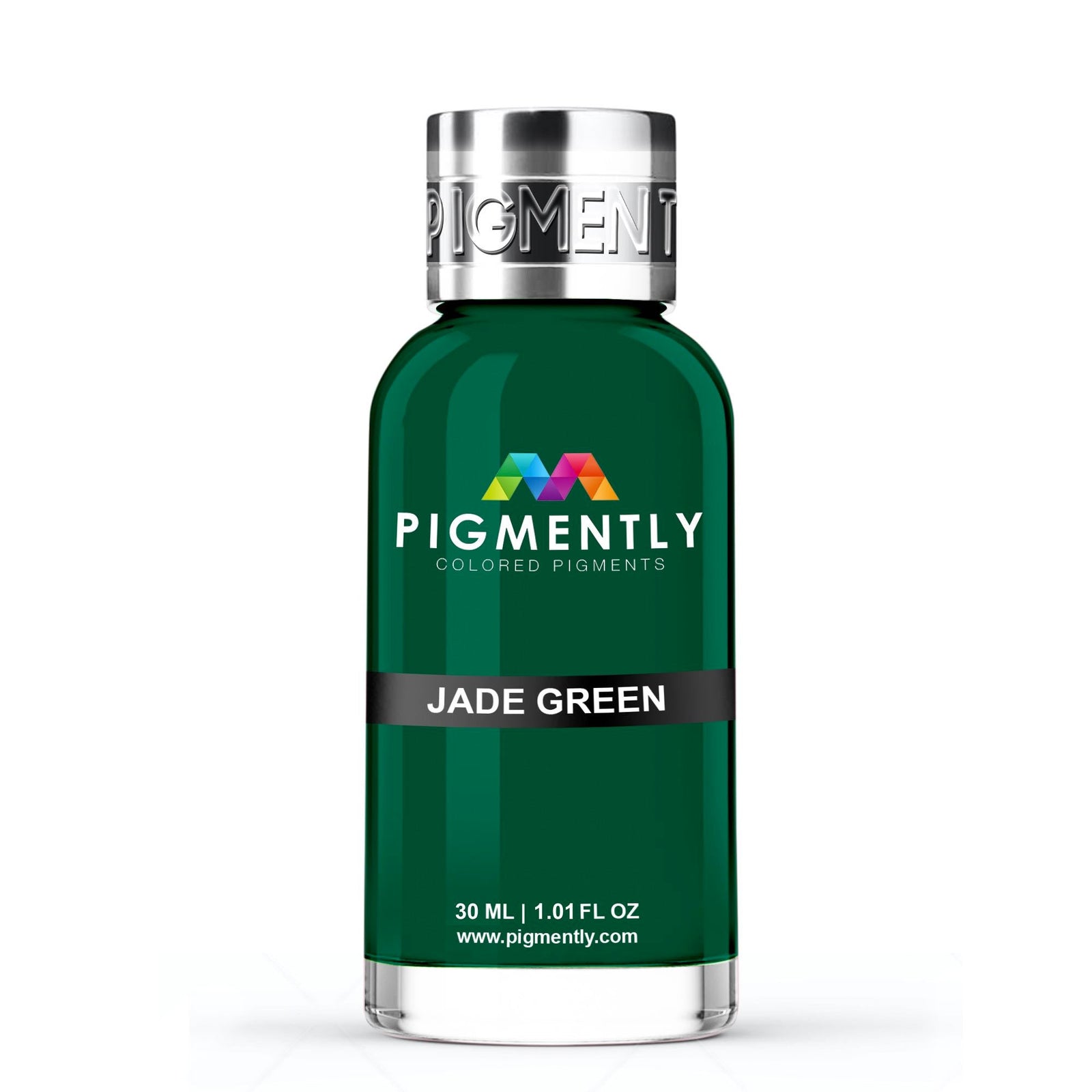 Tinte epóxico líquido de color verde jade
