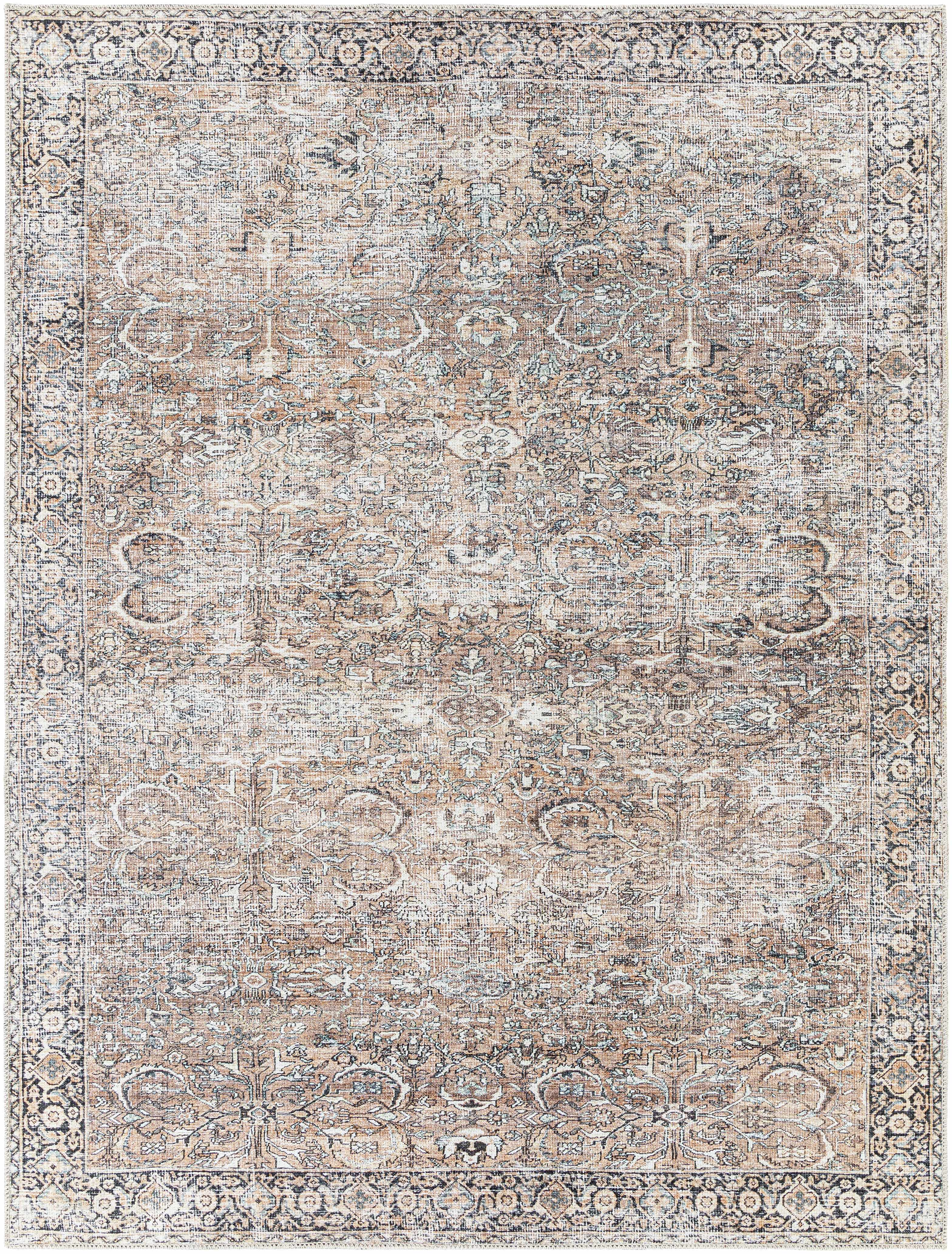 Alfombra vintage lavable Tan Jill - Oferta