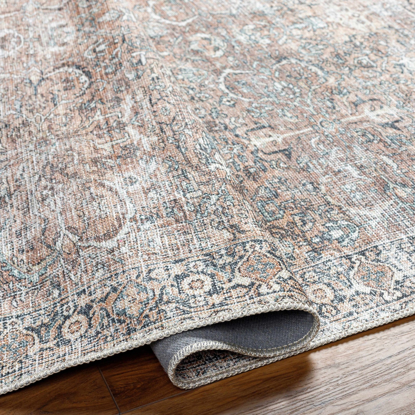 Alfombra vintage lavable Tan Jill - Oferta