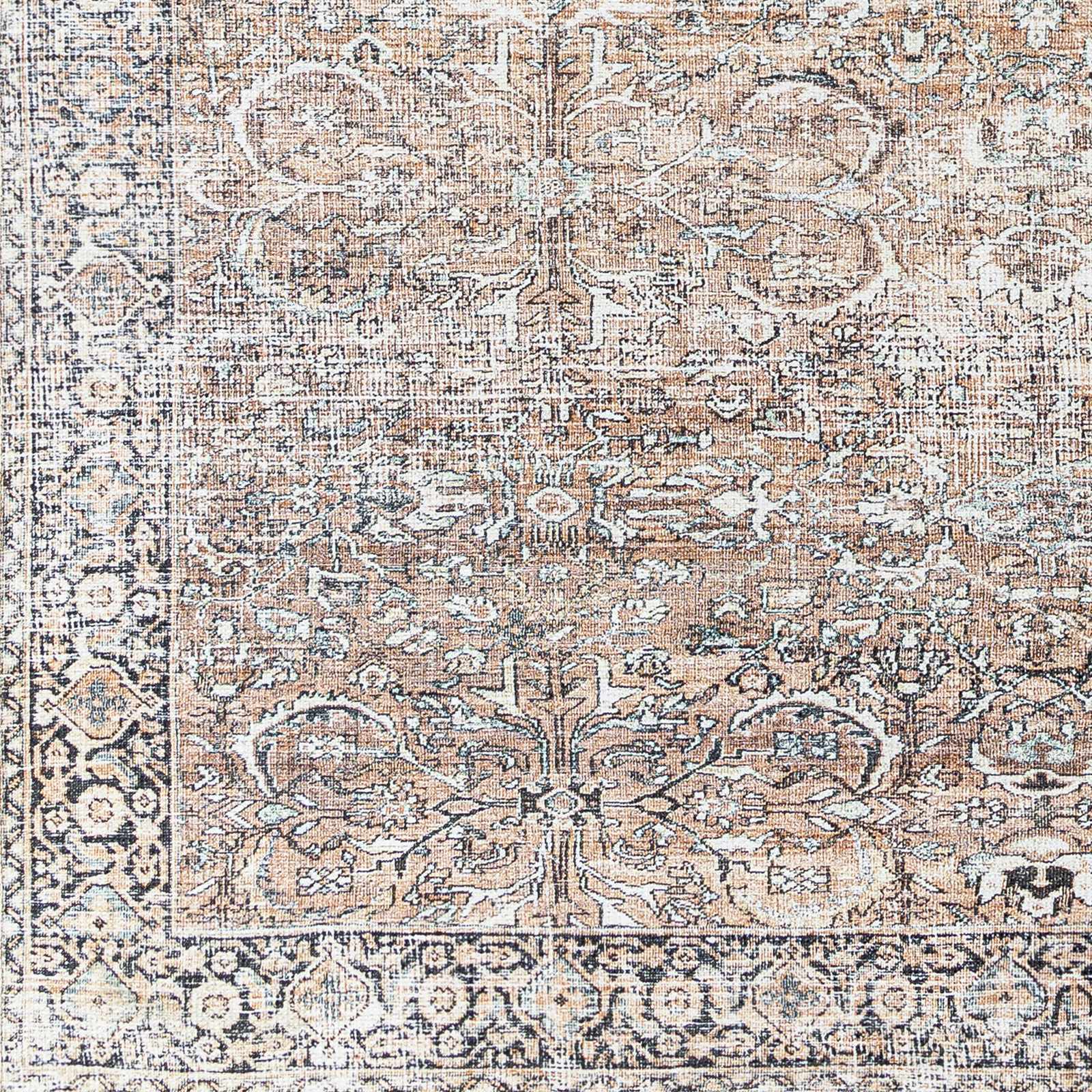 Alfombra vintage lavable Tan Jill - Oferta