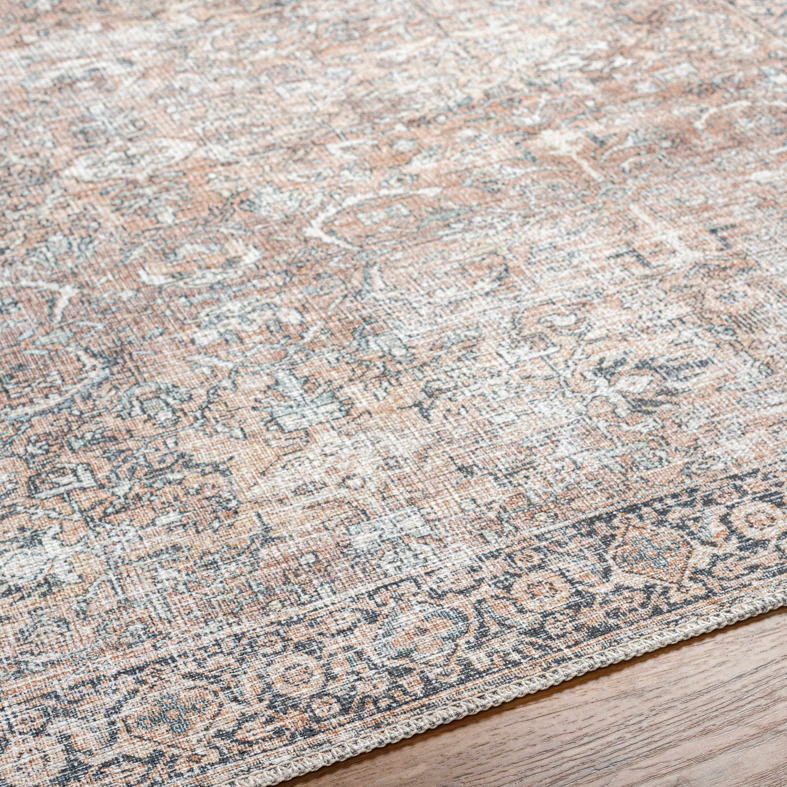 Alfombra vintage lavable Tan Jill - Oferta