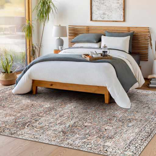 Alfombra vintage lavable Tan Jill - Oferta