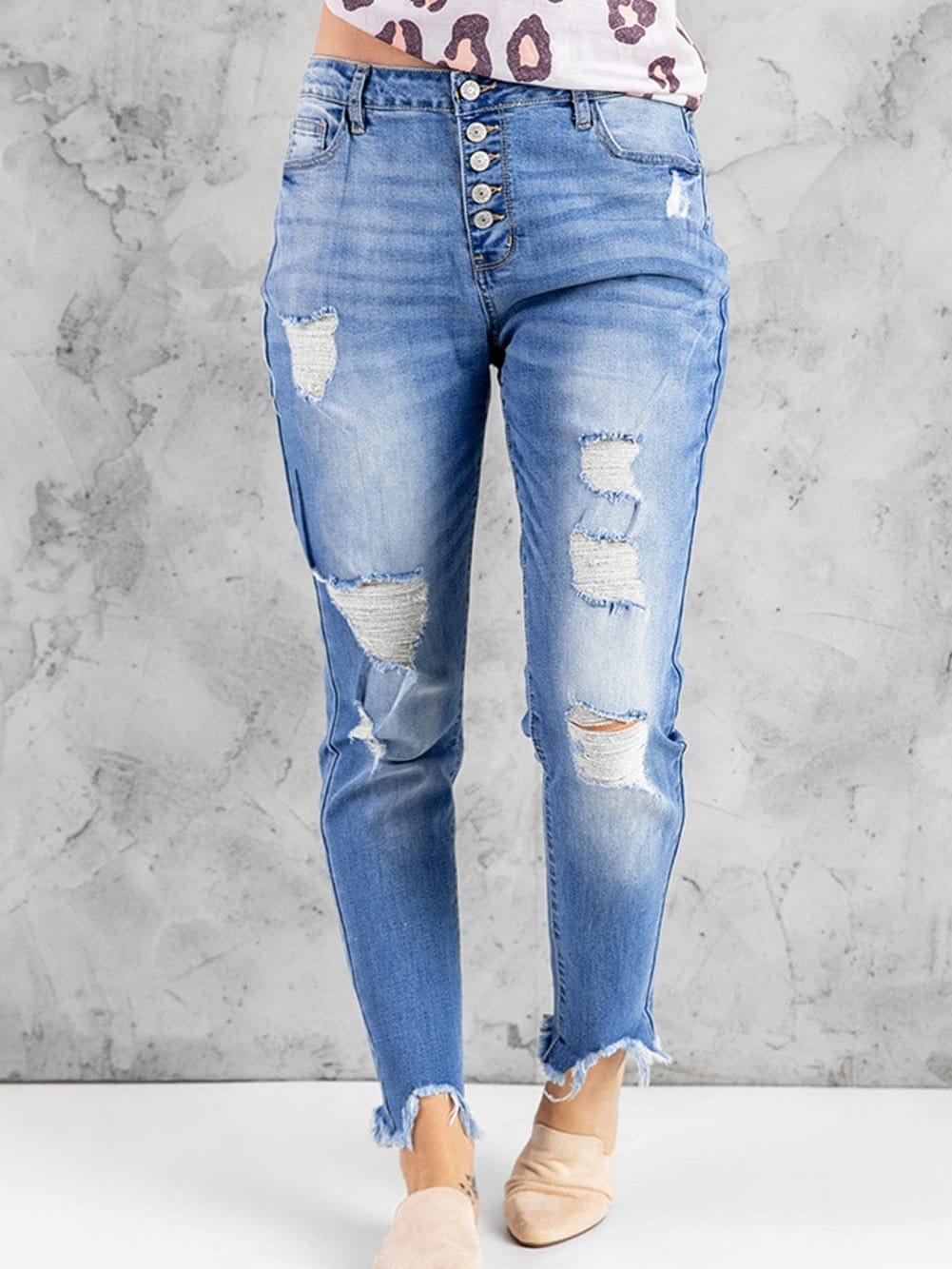Weekend Distressed Jeans